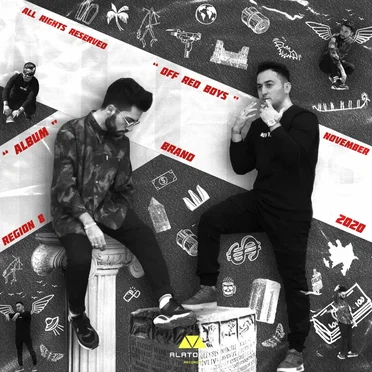 OFF RED BOYS by corandcrank - album cover