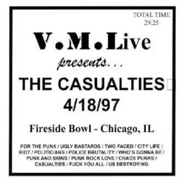 V.M.Live Presents... by The Casualties - album cover