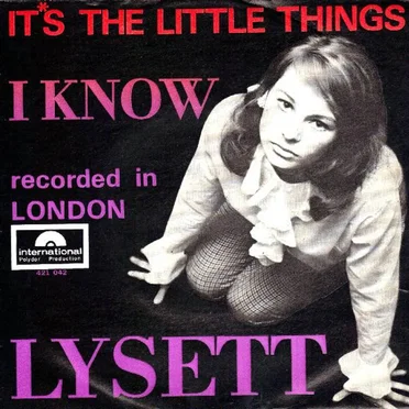 I Know / It's The Little Things by Lysett - album cover