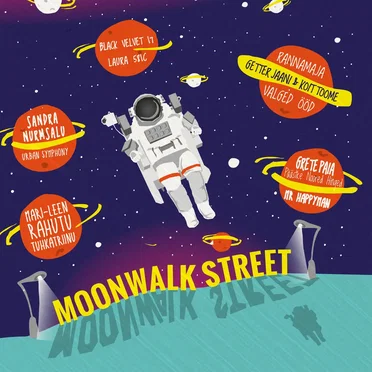 Moonwalk Street (Deluxe Version) - 77 Estonian Hits by Various Artists - album cover