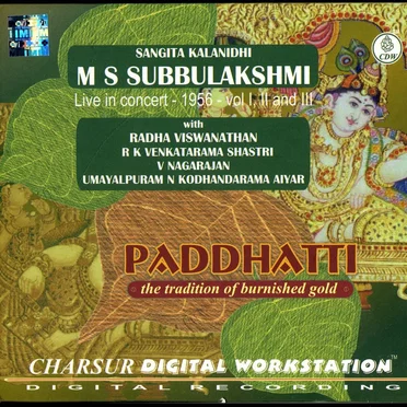Paddhatti - M S Subbulakshmi - Live In Concert 1956