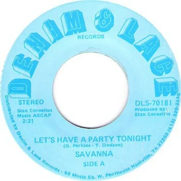 Let's Have a Party Tonight by Savanna - album cover