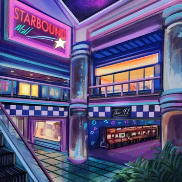 Starbound Mall by The 91 - album cover