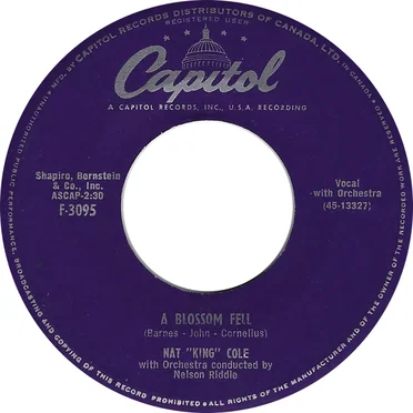 A Blossom Fell / If I May