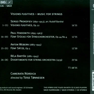 Visions fugitives: Music for Strings