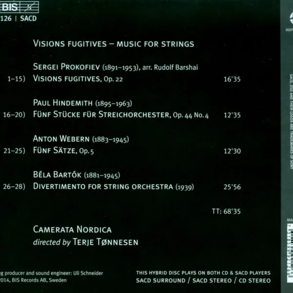 Visions fugitives: Music for Strings