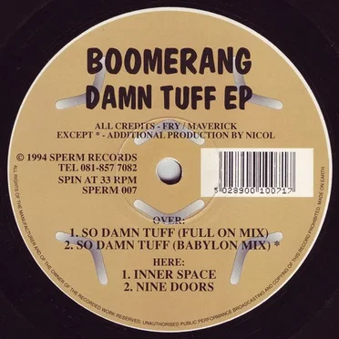 Damn Tuff EP by Boomerang - album cover