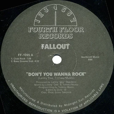Don't You Wanna Rock by Fallout - album cover
