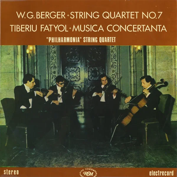 Berger: String Quartet no. 7 / Fatyol: Musica concertanta