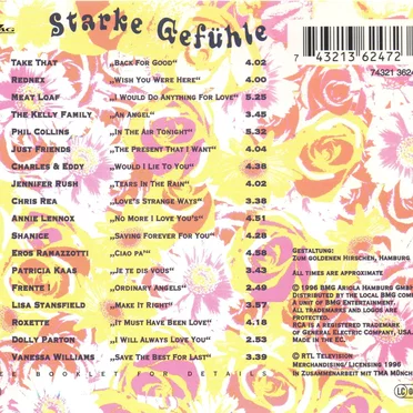 Starke Gefühle: Schmuse-Kuschel-Pop-Balladen by Various Artists - album cover