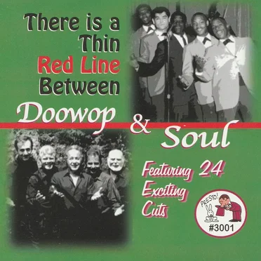 There Is a Thin Red Line Between Doowop & Soul by Various Artists - album cover