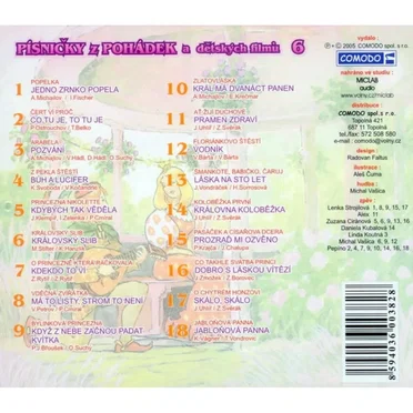 Písničky z pohádek a dětských filmů 6 by Various Artists - album cover