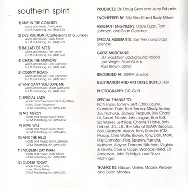Southern Spirit by The Marshall Tucker Band - album cover