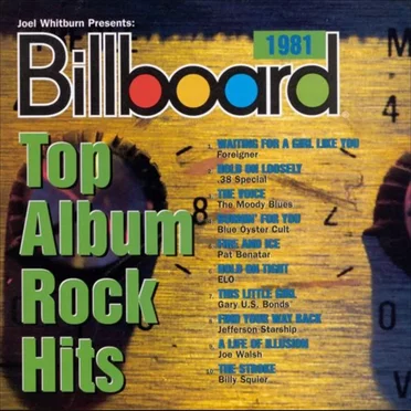 Billboard Top Album Rock Hits 1981 by Various Artists - album cover