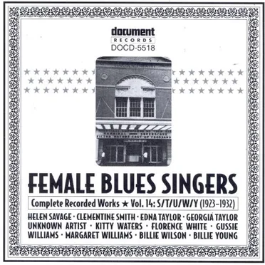Female Blues Singers - Vol. 14 STUWY (1929-1932) by Various Artists - album cover