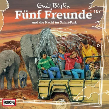 Fünf Freunde, Episode 107: und die Nacht im Safari-Park by Enid Blyton - album cover