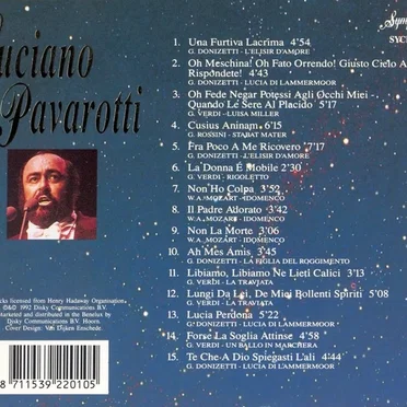 An Evening with The Opera Stars: Luciano Pavarotti