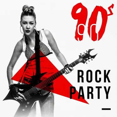 90's Rock Party by Various Artists - album cover