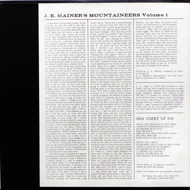 J.E. Mainer's Crazy Mountaineers - Volume 1 by J.E. Mainer's Crazy Mountaineers - album cover