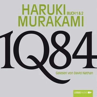1Q84, Buch 1 & 2 by Haruki Murakami - album cover