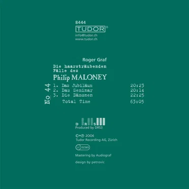 Die haarsträubenden Fälle des Philip Maloney, N° 44 by Roger Graf - album cover