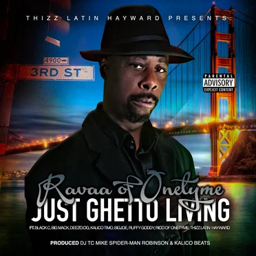 Just Ghetto Living by Ravaa - album cover