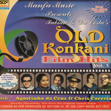 Fabian G. Da Costa's Old Konkani Film Hits Vol. 1 by Various Artists - album cover