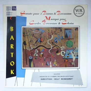 Sonate pour deux pianos et percussion / Musique pour cordes, percussion et celesta