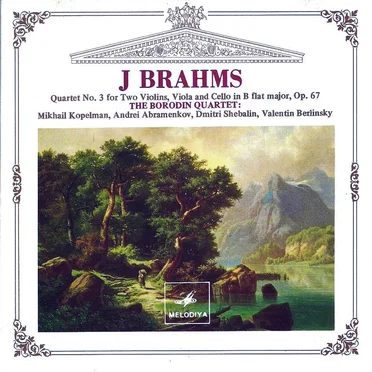 Quartet no. 3 for Two Violins, Viola and Cello in B-flat major, op. 67