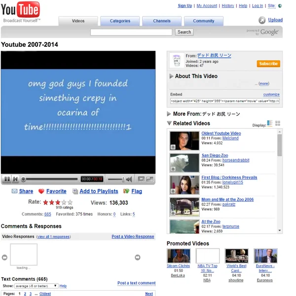 Youtube 2007-2014