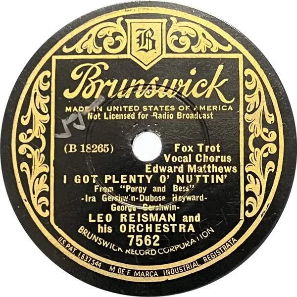 I Got Plenty o’ Nuttin’ / It Ain’t Necessarily So