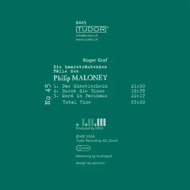 Die haarsträubenden Fälle des Philip Maloney, N° 45 by Roger Graf - album cover
