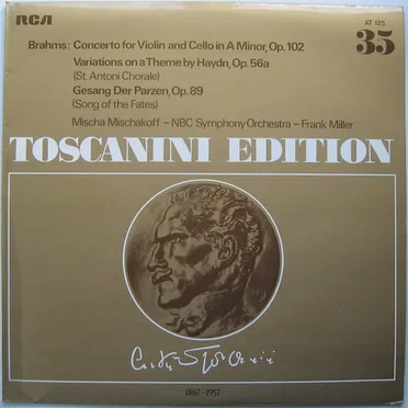 Concerto for Violin and Cello In A Minor / Variations On a Theme By Haydn / Gesang Der Parzen