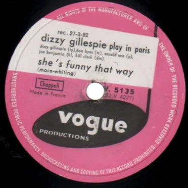 Dizzy Song / She's Funny That Way