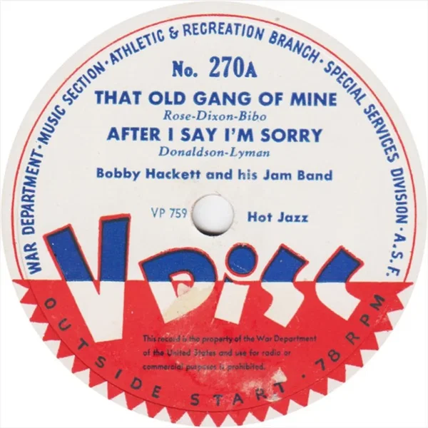 That Old Gang of Mine / After I Say I’m Sorry / After You’ve Gone
