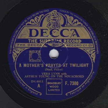 A Mother's Prayer at Twilight / Wish Me Luck (As You Wave Me Goodbye)
