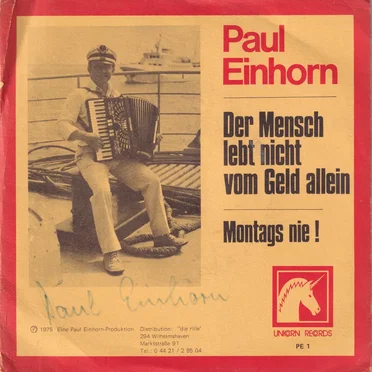 Der Mensch lebt nicht vom Geld allein by Paul Einhorn - album cover