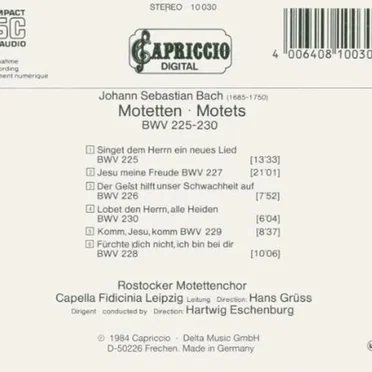 Motetten BWV 225-230
