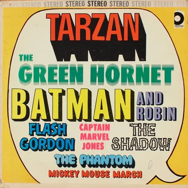 The Super Duper Record of Super Heroes by The Super Dupers - album cover