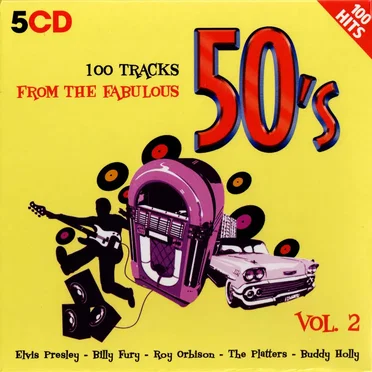 100 Tracks From the Fabulous 50’s, Vol. 2 by Various Artists - album cover