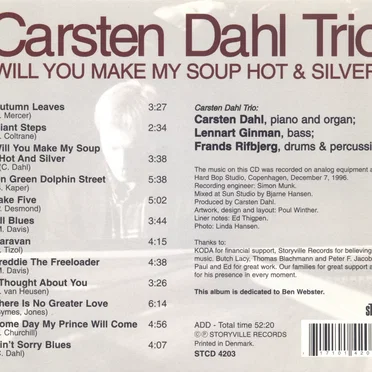 Will You Make My Soup Hot & Silver