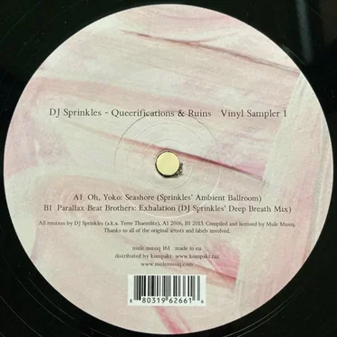 Queerifications & Ruins Vinyl Sampler 1 by DJ Sprinkles - album cover