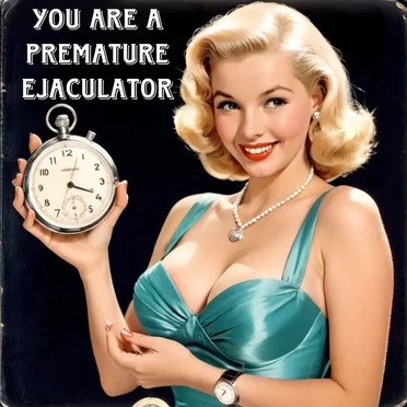 You Are a Premature Ejaculator