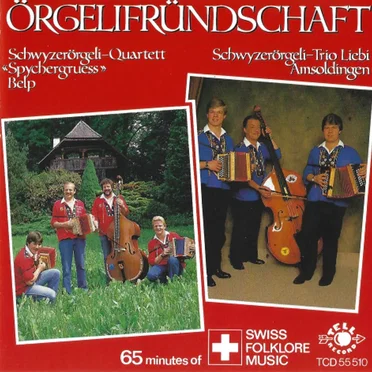 Örgelifründschaft by Schwyzerörgeli-Quartett Spychergruess - album cover