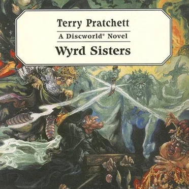 Wyrd Sisters by Terry Pratchett - album cover