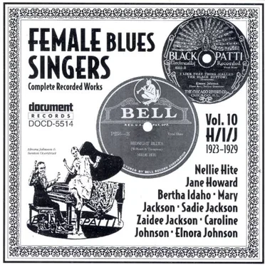 Female Blues Singers - Vol. 10 H/I/J (1923-1929) by Various Artists - album cover