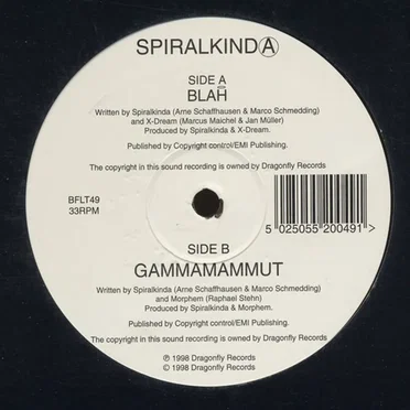Blah / Gammamammut by Spiralkinda - album cover