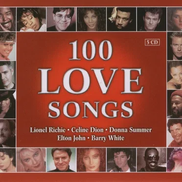 100 Love Songs by Various Artists - album cover