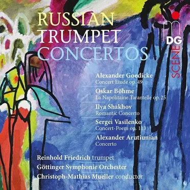 Russian Trumpet Concertos by Various Artists - album cover
