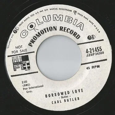 Borrowed Love by Carl Butler - album cover
